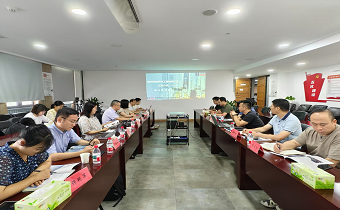 浙江省港航管理中心調(diào)研團(tuán)調(diào)研華新機(jī)電